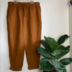 Burnt orange pants